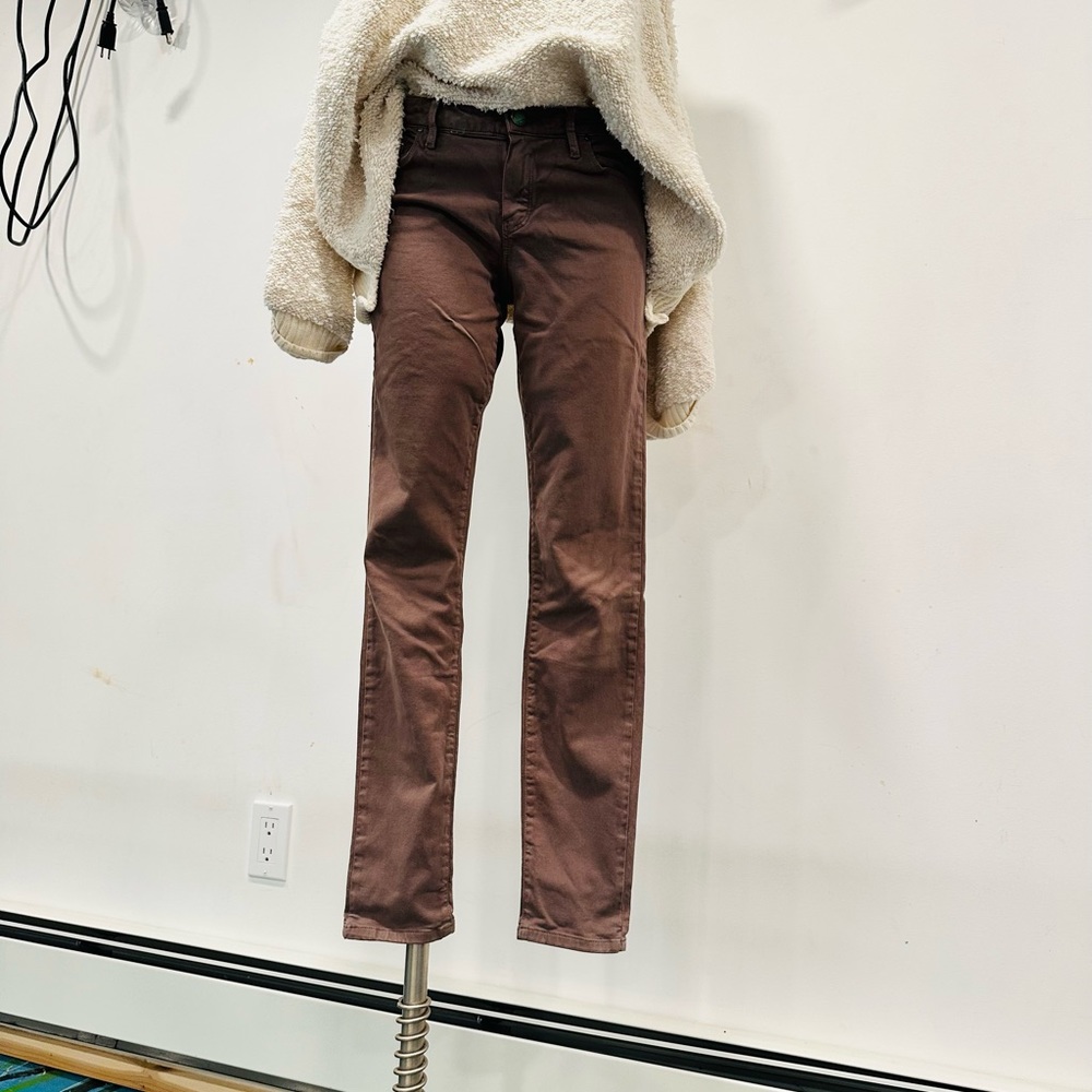 Massimo Dutti Jeans, color latte, size 28, cotton and elastane, very soft